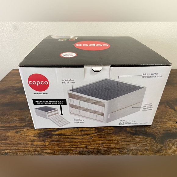 Copco 16 Large or 32 Small Spice Jar Shelf Rack Organizer | NIB - Picture 2 of 6